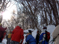 スノーシュー　三角山～親子で冬山散歩～